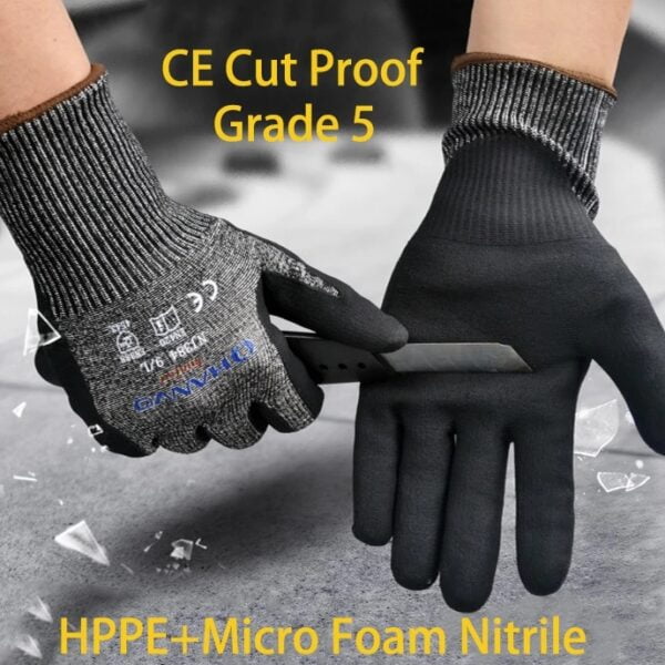 Non-cut safety gloves