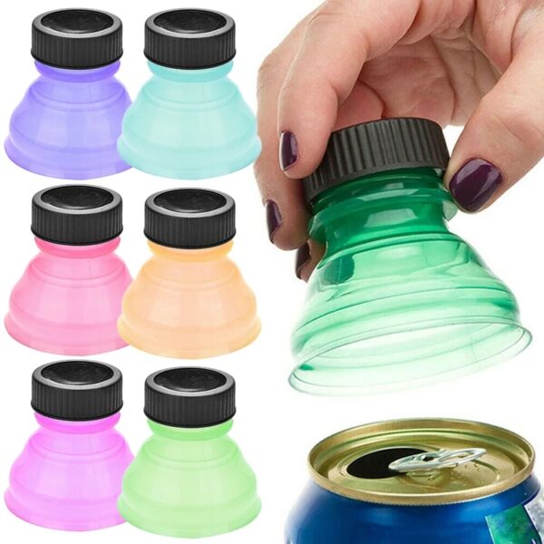 Reusable beverage can lids