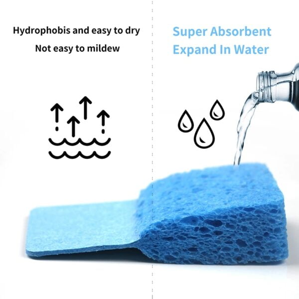 Mop swells with water