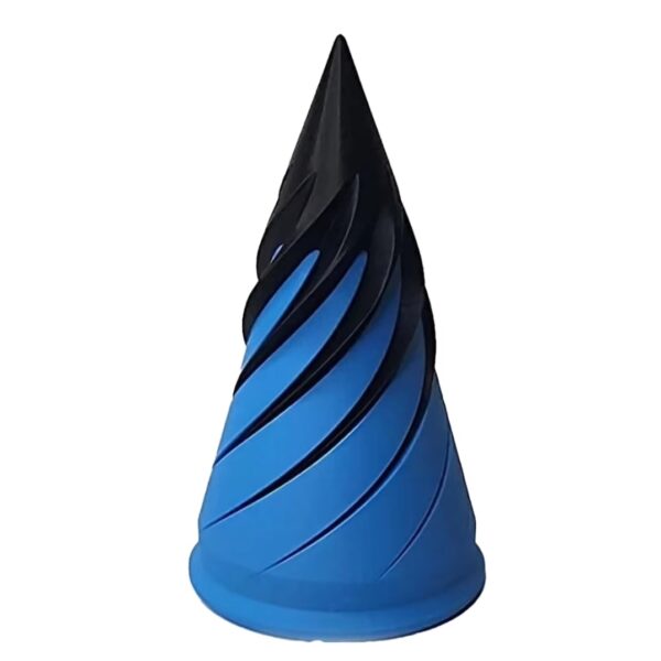 Spiral cone game, rotating intelligence development (Copy)