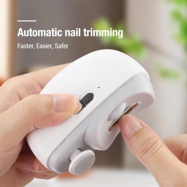 Electric nail clipper and trimmer
