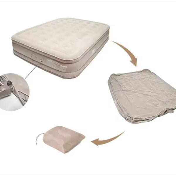 Self-inflating air mattress