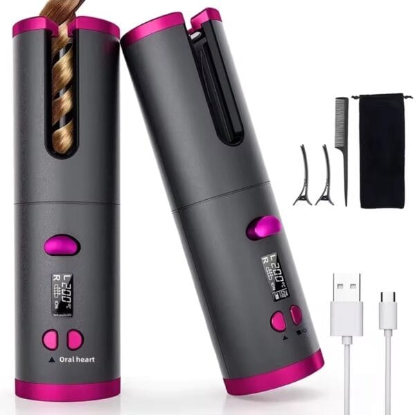 Wireless hair curler