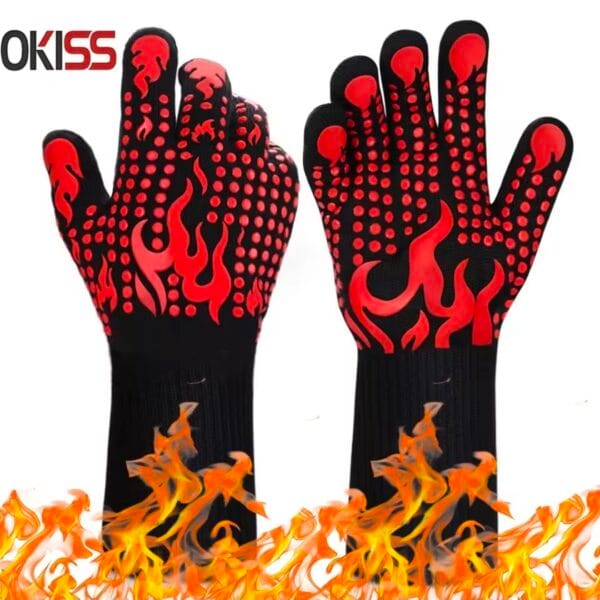 Heat and fire resistant gloves