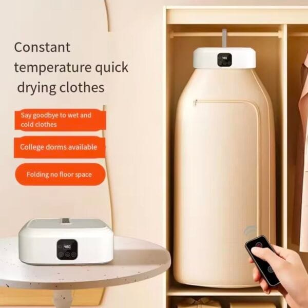 Portable electric clothes dryer
