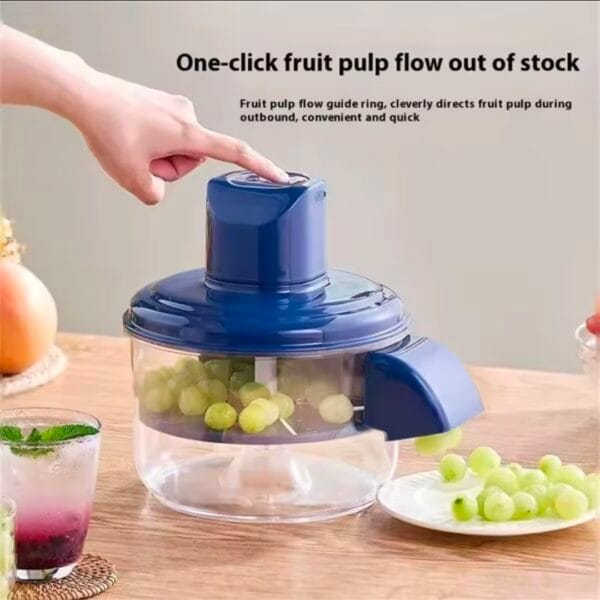 Fruit peeling and separating tool