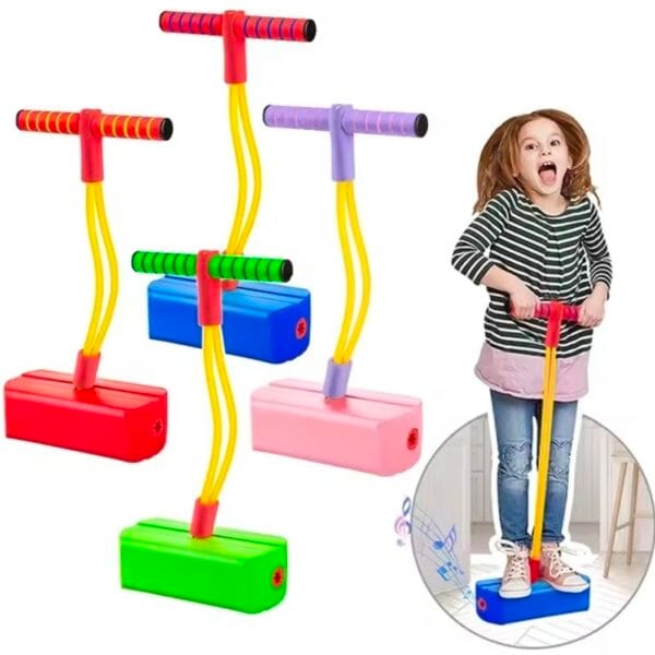 Jumping stick for children and adults